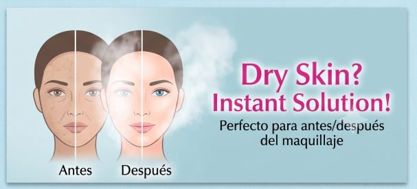 Nano Spray Facial Portátil: Piel Radiante e Hidratada 24/7