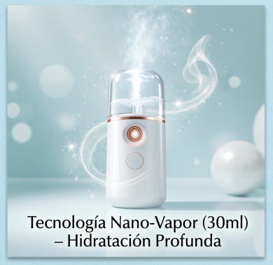 Nano Spray Facial Portátil: Piel Radiante e Hidratada 24/7