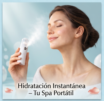 Nano Spray Facial Portátil: Piel Radiante e Hidratada 24/7