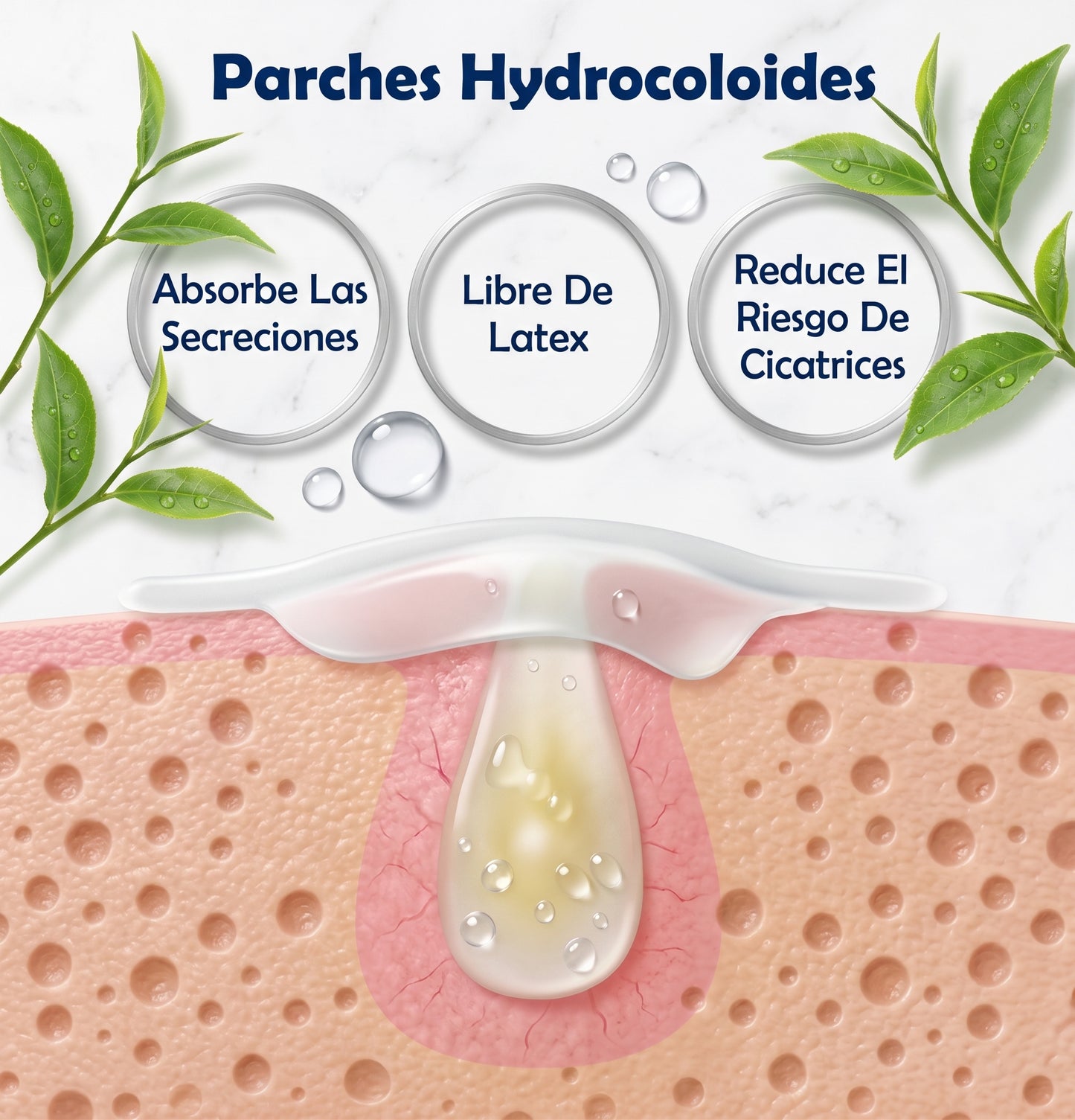 Parches Hidrocoloides para Acné PanOxyl.